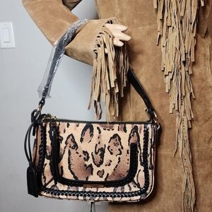 Sole Society New Animal Print Crossbody bag.